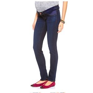 J Brand maternity dark rinse skinny’s size 28”